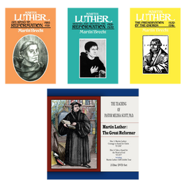 Martin Luther - 3 Volume Set by Martin Brecht plus Martin Luther: The Great Reformer 2 DVD Set