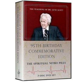 Dr. Gene Scott 95th Birthday Commemorative Edition: The Spiritual Nitro Pills 7-Disc DVD Set