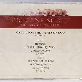 Dr. Gene Scott - August 2021 "Call Upon the Names of God" 2-DVD Commemorative  Set