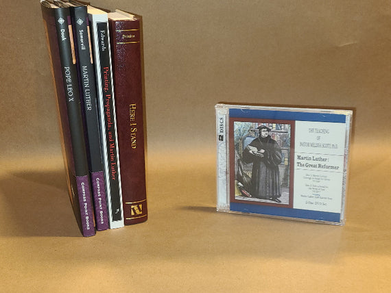 Reformation Book Set with Martin Luther: The Great Reformer 2-Disc DVD Set