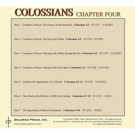 Colossians Chapter 4 DVD Collection