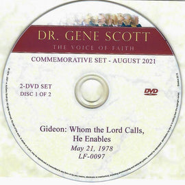 Dr. Gene Scott - August 2021 "The Battle is the Lord's" 2-DVD Commemorative Set
